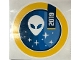 Gear No: Gstk222  Name: Sticker Sheet, Alien Head and Stars