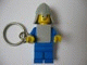 Gear No: KC007  Name: Classic Knight Blue Key Chain - Glued Arms, Chain Attached to Right Wrist