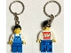 Lot ID: 58454511  Gear No: KC025  Name: Town Worker with Black Hair Key Chain