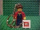 Gear No: KC027  Name: Maiden Key Chain with 2 x 2 Square Lego Logo Tile