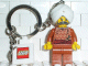 Lot ID: 208421039  Gear No: KC034  Name: Maharaja Lallu Key Chain with 2 x 2 Square Lego Logo Tile