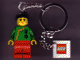 Gear No: KC036  Name: Jing Lee the Wanderer Key Chain with 2 x 2 Square Lego Logo Tile