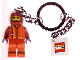 Gear No: KC041  Name: Red Racer Key Chain with 2 x 2 Square Lego Logo Tile