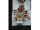 Gear No: KC043  Name: Pirate with Striped Shirt and Red Bandana Key Chain with 2 x 2 Square Lego Logo Tile