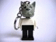 Gear No: KCF06  Name: Dog Key Chain - Straight Metal Chain, no LEGO Logo on Back