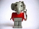 Gear No: KCF07  Name: Elephant 2 Key Chain - Twisted Metal Chain, no LEGO Logo on Back
