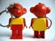 Lot ID: 293960392  Gear No: KCF13  Name: Monkey 3 Key Chain - Twisted Metal Chain, no LEGO Logo on Back