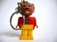 Lot ID: 246780196  Gear No: KCF14  Name: Mouse 2 Key Chain - Twisted Metal Chain, Red LEGO Logo on Back