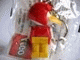 Lot ID: 406030610  Gear No: KCF21  Name: Albert Albatross Key Chain - Twisted Metal Chain, no LEGO Logo on Back
