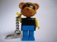 Lot ID: 212723454  Gear No: KCF51  Name: Raccoon 2 Key Chain - Twisted Metal Chain, no LEGO Logo on Back