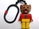 Gear No: KCF61  Name: Mouse 2 Key Chain - Plastic Chain, Red LEGO Logo on Back
