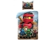 Gear No: LEG742BL  Name: Bedding, Duvet Cover and Pillowcase (140 x 200 cm) - Ninjago Kai