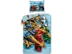 Gear No: LEG984  Name: Bedding, Duvet Cover and Pillowcase (140 x 200 cm) - Ninjago 6 Characters