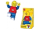Gear No: LGL-TO1BT  Name: Flashlight, Minifigure Torch - Red Torso, Blue Arms and Legs