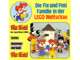 Gear No: LWSstk83de3  Name: Sticker Sheet, Lego World Show 1983 Fix und Foxi
