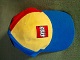 Gear No: LegoCap08  Name: Ball Cap, Classic Colors with Lego Logo Pattern, Blue Bill