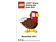 Gear No: MMMB1111  Name: Monthly Mini Model Build Card - 2011 11 November, Turkey
