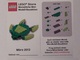 Gear No: MMMB1303DE  Name: Mini-Modell des Monats-Karte - 2013 03 März, Schildkröte