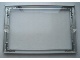 Gear No: Mx2420E  Name: Modulex Door Name Plate Holder Case with Screw Holes (For 49 x 75 Mounted Baseplate)