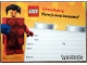 Gear No: Partybox01inv07  Name: Party Invitation, Brick Suit Guy Minifigure