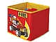 Gear No: SD336red  Name: Textile Toy Bin 20 x 20 x 20 Fire Red