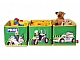 Gear No: SD471green  Name: Connectable Toy Bin Set - Green Police Pattern