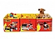 Gear No: SD471red  Name: Connectable Toy Bin Set - Red Fire Pattern