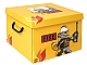 Gear No: SD535yellow  Name: Storage Box XXL Fire Yellow 33 x 33.5 x 25.5