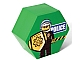 Gear No: SD656green  Name: Storage Jar Police Green 19.5 x 19.5 x 11.5