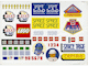 Gear No: TLCUK05  Name: Sticker Sheet, The Lego Club UK Sheet 05