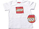 Gear No: TS51  Name: T-Shirt, Paul Frank Small Paul Kids' Distressed LEGO Logo, Cream