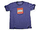 Gear No: TS56  Name: T-Shirt, Paul Frank Men's Distressed LEGO Logo, Purple