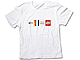 Gear No: TS57  Name: T-Shirt, Paul Frank Men's LEGO Stripe
