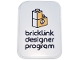 Gear No: bdp01  Name: Sticker, 'bricklink designer program' and Logo