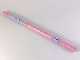 Gear No: clikits291  Name: Pencil, Clikits Pink with Bright Light Blue Bands and Icon Shapes Pattern
