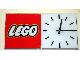 Gear No: clock03  Name: Wall Clock, LEGO Logo