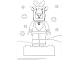Gear No: cp003  Name: Coloring Page - Reindeer Costume