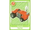 Gear No: ctw009BE  Name: Create the World Trading Card #   9 Tracteur / Tractor (Belgian)