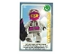 Gear No: ctw022FR  Name: Create the World Trading Card #022 La Snowboardeuse (French)