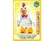 Gear No: ctw044  Name: Create the World Trading Card #044 Chicken Suit Guy