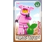 Gear No: ctw131  Name: Create the World Trading Card #131 Piggy Guy