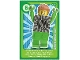 Gear No: ctwLA006  Name: Create the World Living Amazingly Trading Card #006 Green Brick Guy