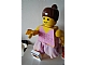 Lot ID: 34095221  Gear No: displayfig26  Name: Display Figure 7in x 11in x 19in (Female - pink skirt, brown ponytail)