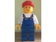 Gear No: displayfig31  Name: Display Figure Giant, 95cm (Blue Overalls, Tools in Pocket, Red Cap)