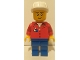 Lot ID: 404273059  Gear No: displayfig50  Name: Display Figure 7in x 11in x 19in (Red Jacket, Blue Pants, Construction Helmet, White Pupils)