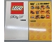 Gear No: displaysign122  Name: Display Sign LEGO play on Logo / What Will You Make?, Double-Sided