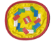 Gear No: frisbee03  Name: Frisbee, Soft, Bricks Pattern