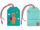 Gear No: gifttags03  Name: Gift Tag, Christmas - Gingerbread Man