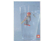 Gear No: lap00-006  Name: Postcard - Lego Art Project 2000 - 006 - Diver Minifigure in Glass of Water
