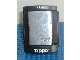 Gear No: lighter02  Name: Lighter, Zippo Brand with Engraved Lego Logo on Right